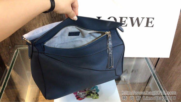 LOEWE羅意威 原單品質 特殊管道貨源 Puzzle手袋 對版顏色拼接 可單肩斜挎  jdl1230